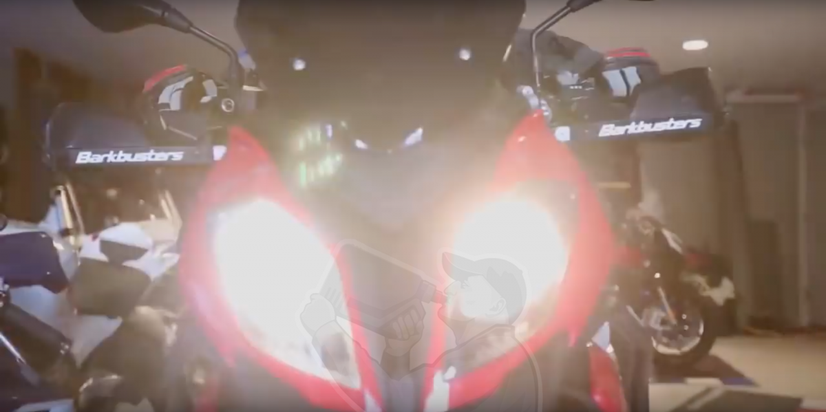 Прогулка по лесу на BMW S1000XR