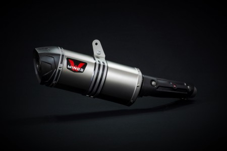 Wings Titanium Mufflers прямоточный титановый выхлоп (silver) YAMAHA TENERE 700