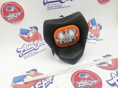 AVT extreme 2.0. LED фара KTM EXC 2008-2013 ( пластик / рамка оранжевая )