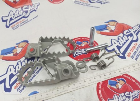 KTM FOOTREST L/S + R/S CPL. 09 Комплект подножек водительских  SX/EXC/EXCF 08-16 / Freeride 14-23 / 690 R-SMC 08-23  ( 78003040033 / 76503040033 )