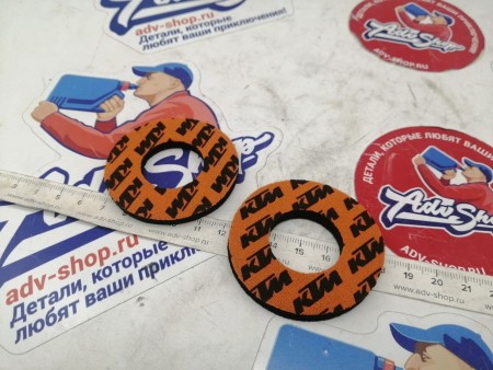 KTM GRIP DOUGHNUTS SET накладки на грипсы защитные ( донатсы ) EXC / SX / Freeride / 690  ( U6951716 )