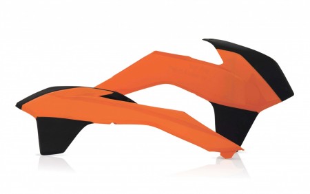Acerbis RADIATOR SCOOPS Orange/Black спойлер радиатора (оранжевый/черный) SX/SXF 13-15 EXC/EXCF 14-16 // 0016871.209