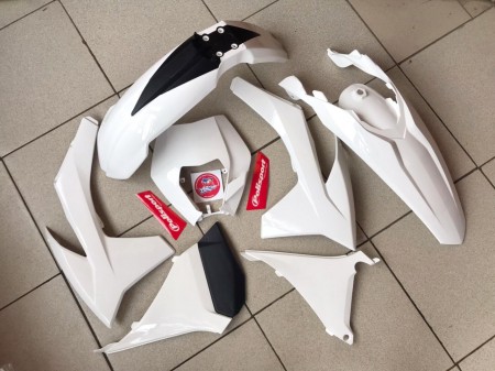 POLISPORT Комплект пластика белый KTM EXC/EXC-F XC-W/XCF-W - ENDURO PLASTIC KIT WHITE - 2012-13 MODELS 90854