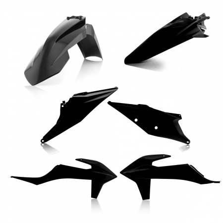 Acerbis plastic kit Black KTM EXC/EXC-F/XC-W 20-23 комплект пластика черный //  0024053.090