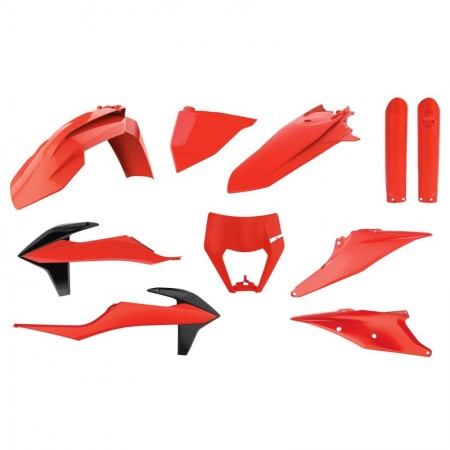 Polisport kit enduro standard KTM EXC/EXC-F (20->) Flo Orange комплект пластика оранжевый флуоресцентный EXC 20-22 // 178-90916