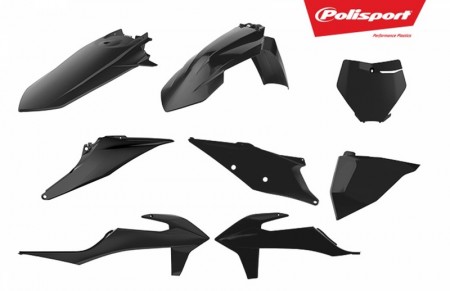 Polisport 90810 Комплект пластика черный KTM SX-XC-SXF-XCF '2019-22,
