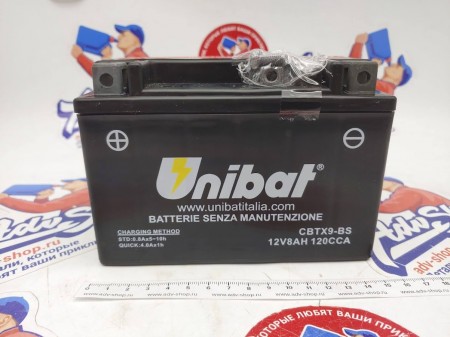 UNIBAT CBTX9-BS АКБ аккумулятор ( YTX9-BS )125 250 390 690 Duke /  XR650L / XTZ660