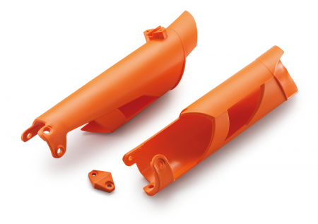 KTM FORK PROTECT. L/S+R/S ORANGE защита перьев (без наклеек) SX 11-14 / EXC 11-15 / 690 R 12-18 ( 7800109420004 / 7800109400004 )