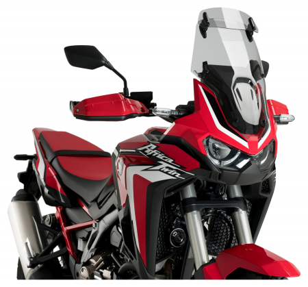 Puig Стекло туринг с регулируемым спойлером дымчатое Honda CRF1100 20-> // 10016243
