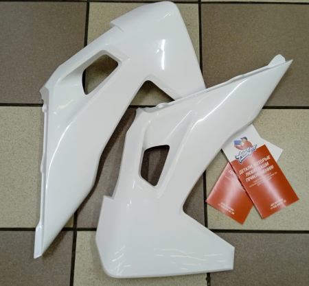 Polisport Radiator Scoops White Husqvarna спойлер радиатора (белый)  TC125-250, FC250-350-450 2019-22 / TE FE 20-23 // 8422900006