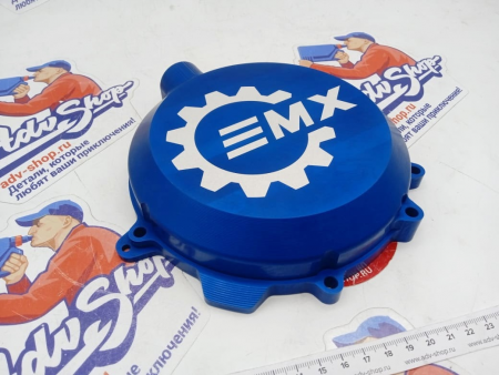 EMX-TECH BLUE усиленная крышка сцепления синяя KTM 250 300 EXC TPI-SX-XC 17-23 / HQV TEi -TXi-TCi 17-23 ( 74-22-003-BLU )
