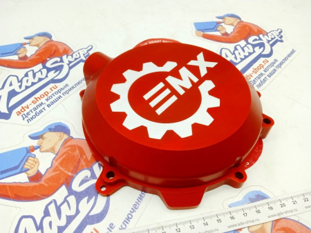 EMX-TECH RED усиленная крышка сцепления красная KTM 250 300 EXC TPI-SX-XC 17-23 / HQV TEi -TXi-TCi 17-23 ( 74-22-003-RED )