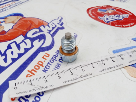 LS MAGNETIC OIL DRAIN PLUG M12x1.5 Болт магнитный сливной XR250 / X400 /  XL1000 / CRF1000 / CRF1100 ( 10012304 / 10002912  )