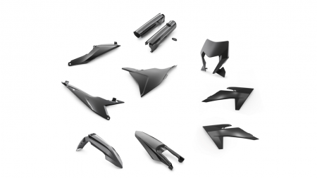 KTM PLASTIC PARTS KIT BLACK ( EXC ) комплект пластика ( черный ) EXC/EXCF 24-> ( 00010000388K )