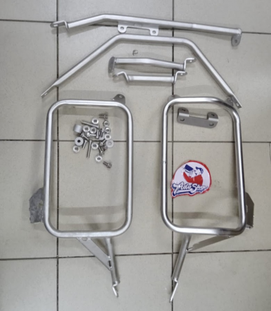 Tripfella рамки багажные боковые / серебристые CRF1000 18-20