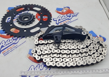 KTM Drive set 16/45 комплект цепь 118 + звезды16/45 + ловушка цепи  790 890 Adv 19-> // 901 NORDEN 22-> ( SPAB16G453M118E / 00050002100 )