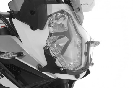 Touratech Защита фары Makrolon быстросъемное стекло Black KTM 1050 /1190 Adventure / R / 1290 Super Adv ( 0137150900 )