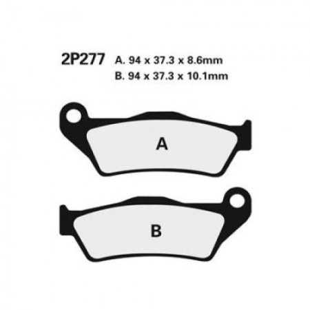 NISSIN 2P 277NS колодки тормозные зад  BMW R1150 99-05 / R1200 GS  04-13