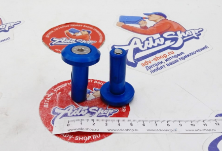 EMX-TECH BLUE Заглушки руля синие ( 74-23-006-BLU )