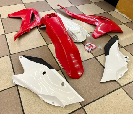 Acerbis plastic kit WhiteRed - original  GasGas EC / ECF 21-23 комплект пластика бело-красный /  0024632.553