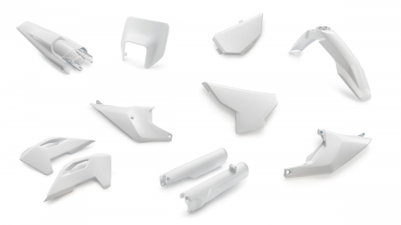Husqvarna Plastic parts full kit Комплект пластика  ( белый ) TE/FE 150-501/24-> ( 00010000390K )