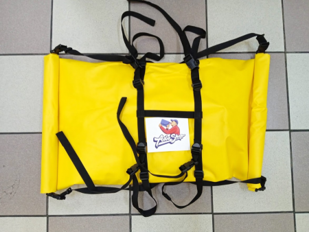 TEZ waterproof bag heavy баул 55L усиленный желтый // TEZ-055-850-YEL