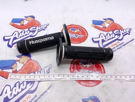 Husqvarna GRIP SET BLACK/WHITE OPEN Ручки руля (грипсы) черные ( открытый торец )  TC/FC/TE/FE/FX/701 ( 27002021000 )