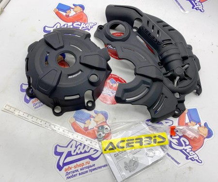 Acerbis X-POWER Комплект защиты крышек сцепления и зажигания / черный  TENEREE 700 19-22 // 0025138.090