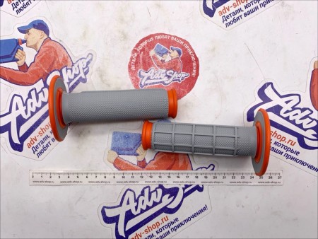 RENTHAL G155 Ручки руля (грипсы) Dual series (Grey/Orange)