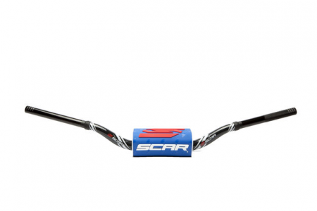 Scar Руль O2 28mm (1 1/8") McGrath-Short Style KTM черный руль - синяя подушка //  S9172BK-BL