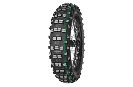Mitas Terra Force-EF 140/80-18 Super Soft 70M TT покрышка зад две зеленых полосы // 70000955