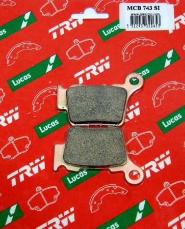 TRW MCB 743 SI колодки тормозные  синтетика задние КТМ/Husqvarna  SX/ EXC / TE / FE