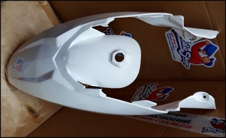 UFO REAR FENDER WHITE крыло заднее белое 250 350 450 SX 11-16 / EXC 12-13  ( KT04032-041 )