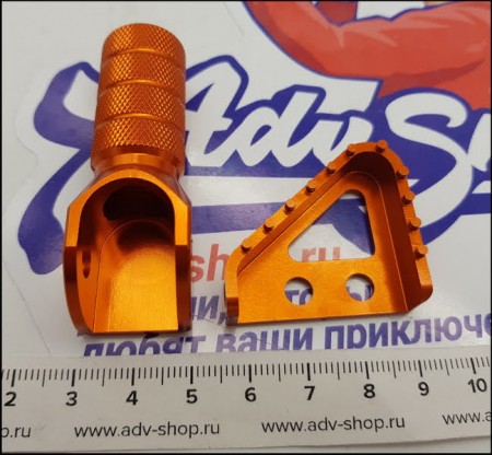 CNC флажок лапки тормоза + наконечник лапки КПП ( оранж ) EXC / 690 ( K1011012 )