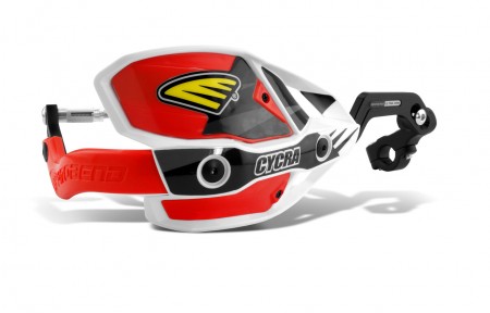 CYCRA CRM ULTRA 1-1/8 CLAMPS WHITE/RED защита рук анодированный алюминий (1CYC740832X)