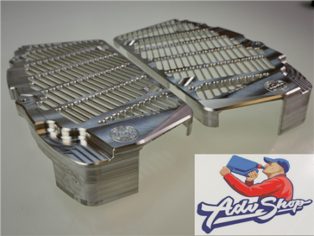 BPD защита радиаторов серебристая KTM ALL SX/SXF/XC/XCF/EXC/XCW TPI 2017-2019