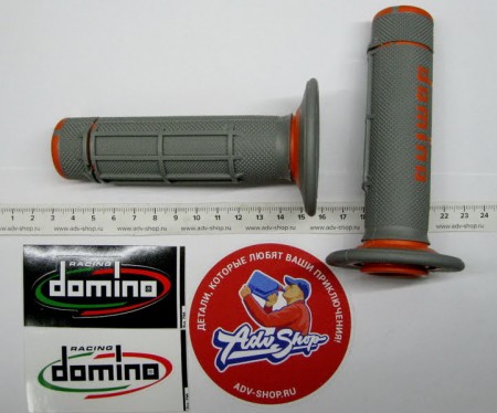 DOMINO грипсы ( grey / orange ) ручки руля ( A02041c4552a7-1 )