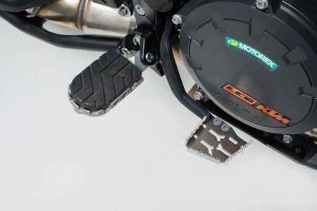 SW-MOTECH расширитель педали заднего тормоза КТМ Silver. KTM Adventure 990 1050 1090 1190 1290 SMR. (4052572023990)