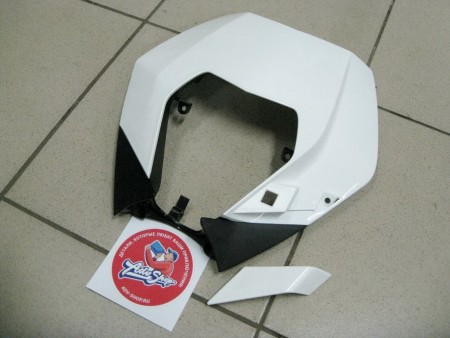 KTM HEAD LIGHT MASK WHITE  щиток фары / белый EXC 12-13 /  ( 7800800100028 )