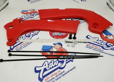 Polisport защитные накладки рамы ( RED) CRF250 R 18-19 / CRF450R 17-18 // 8466400002