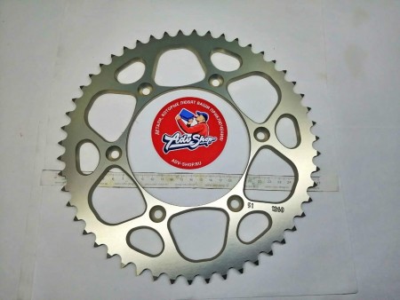 KTM REAR SPROCKET 51-T звезда ведомая 51 зуб алюминий SX/ /EXC 96->  ( 7771015105101 / 58310151051 )