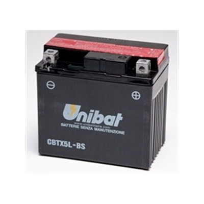 Unibat CBTX5L-BS АКБ аккумулятор  (YT5L-BS / YTX5L-BS) XR250 / EXC 450 500
