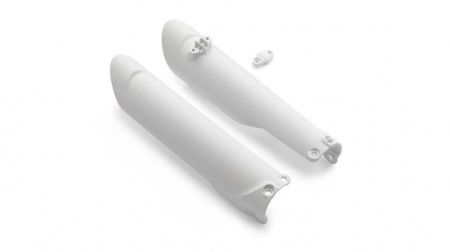 KTM FORK PROTECTOR KIT WHITE защита перьев белая  SX125-500/15-> EXC/16-> ( 7770109410028 / 7770109400028 )