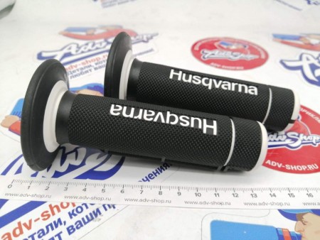 Husqvarna GRIP SET BLACK/WHITE Грипсы  FE/TE/FC/TC 14-16 / 701 ENDURO 16-22 ( 80302021000 )