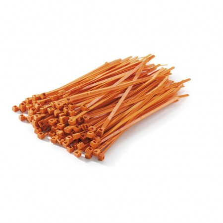 KTM ORANGE CABLE TIES 100PK стяжки оранжевые 20см / 100шт ( U6951130 )