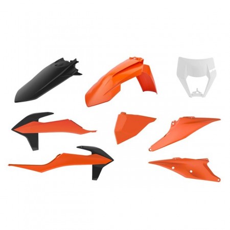 Polisport kit enduro standard KTM EXC/EXC-F (20->) OEM Color Комплект пластика  оранжевый-черный  EXC 20-22 // 178-90909