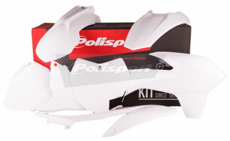 POLISPORT  Комплект пластика KTM SX-SX-F '2013-15 белый
