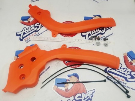KTM FRAME PROTECTION SET ORANGE накладки защитные на раму SX 16-18 / EXC 18-19 ( 79003094000EB )
