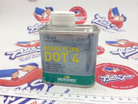 MOTOREX BRAKE FLUID DOT 4 Тормозная жидкость 0.25L   // 300280