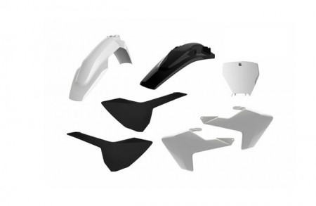 POLISPORT	Комплект пластика Husqvarna TC125, FC250-350-450 '2016-18, Бело-черный